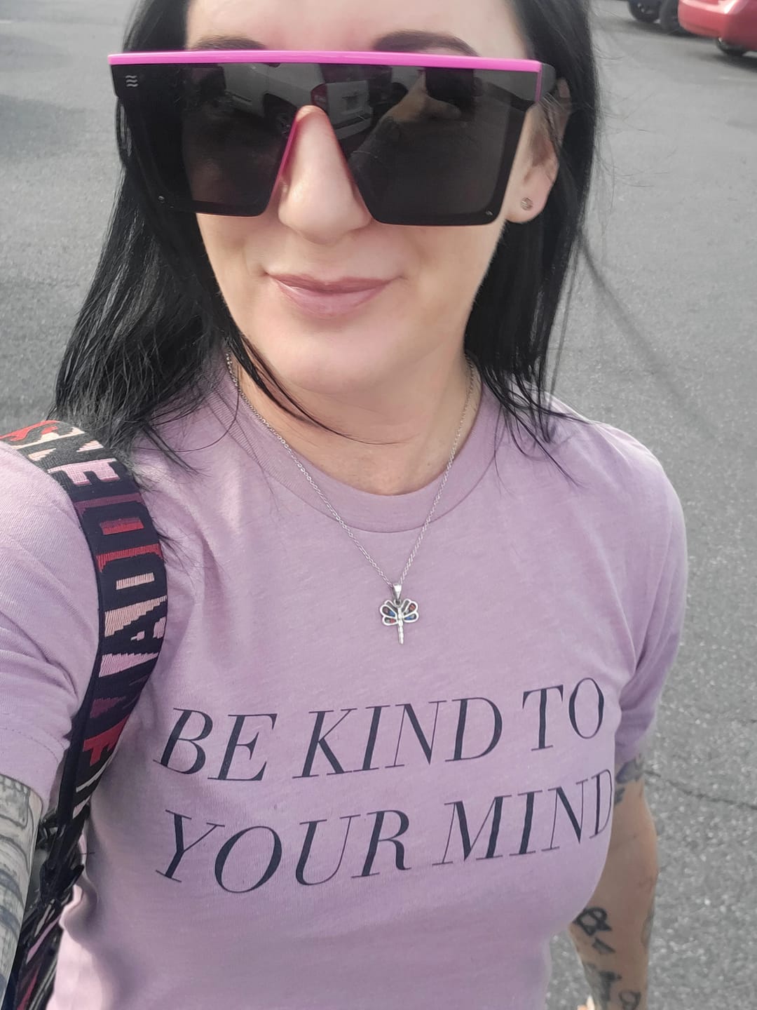 Customer photo review of Be Kind To Your Mind T-Shirt