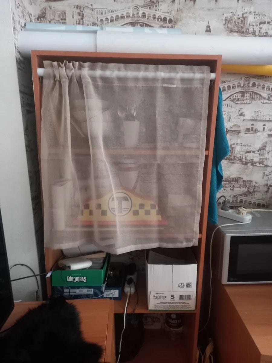 Customer photo review of Outdoor Voile Gardine nach Maß mit Leinenstruktur · Selvara
