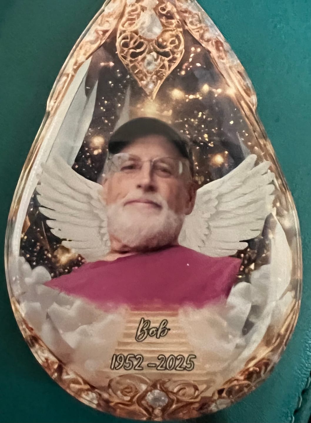 Customer photo review of Custom Photo Car Ornament - Personalized Christmas Memorial Sympathy Gifts For Loss Of Mom, Dad