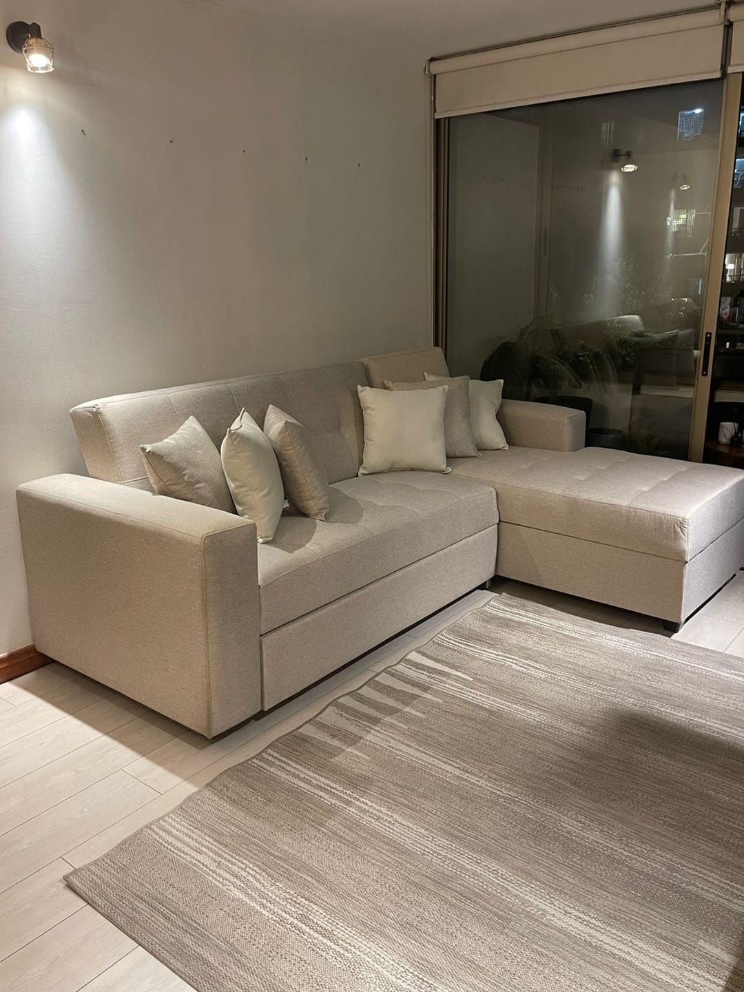 Customer photo review of Sofá en L Cama Baúl Paris