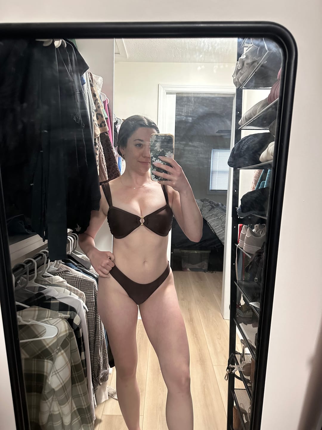 Customer photo review of BRIDGET Cacao Princess Bikini Top
