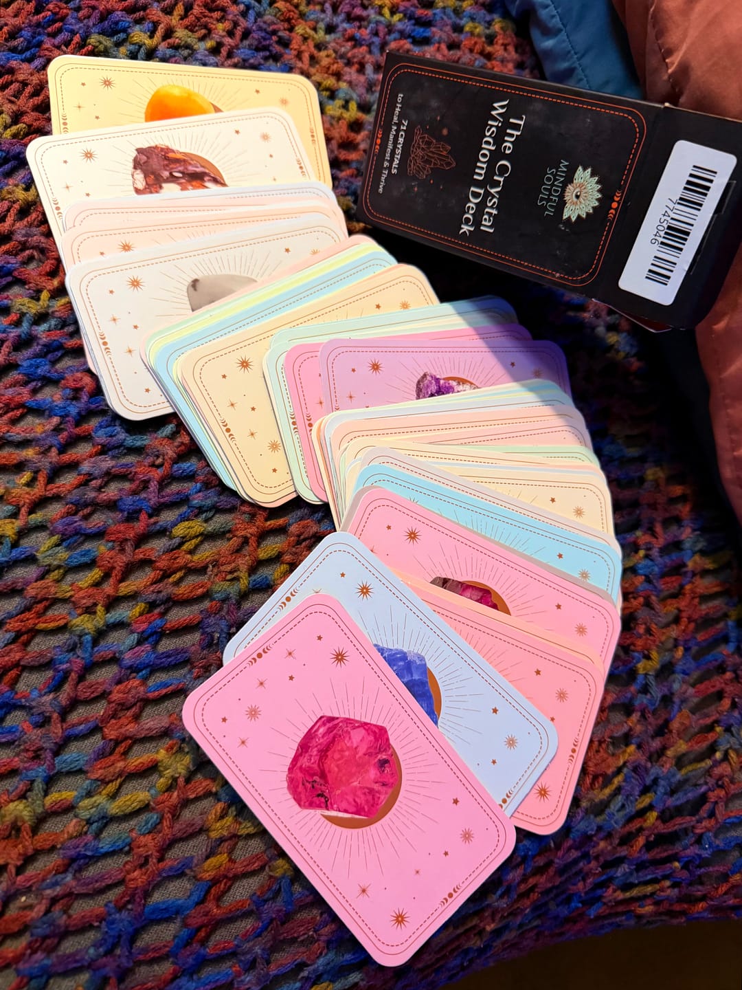 Customer photo review of The Crystal Wisdom Card Deck