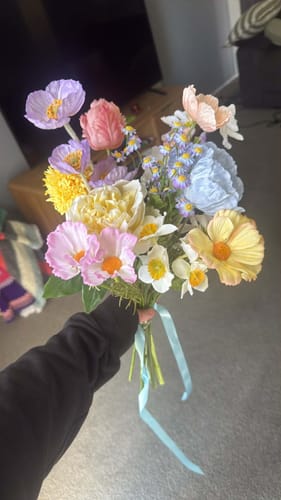 Customer photo review of Pastel Flowers