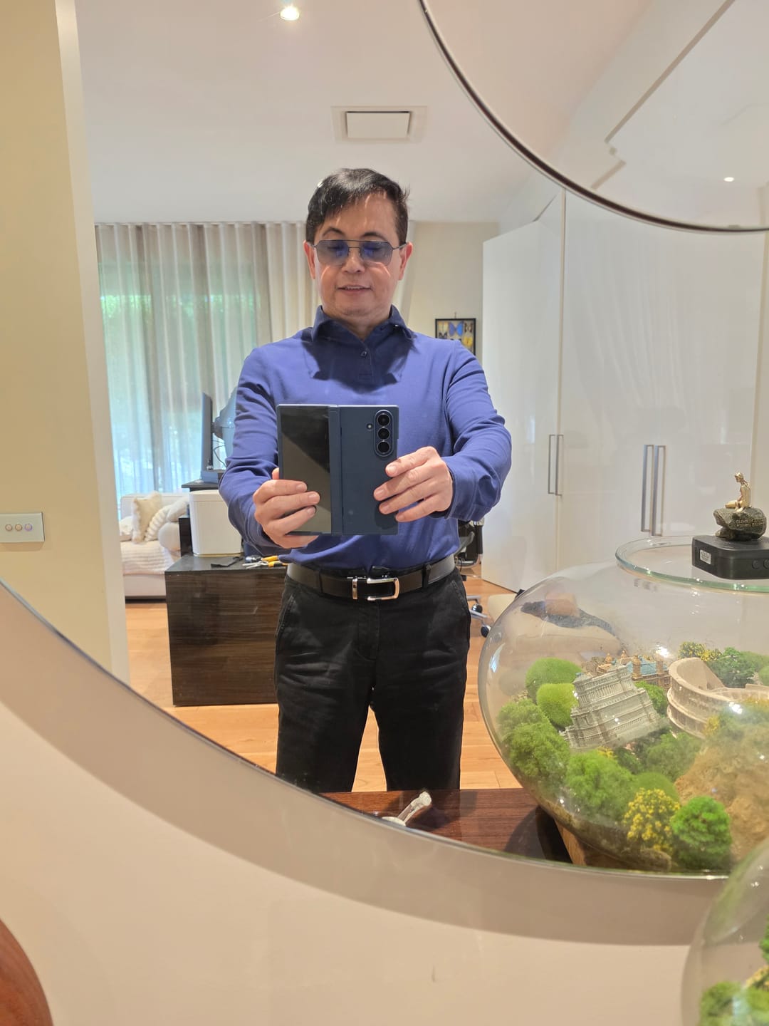Customer photo review of Black | Genuine Leather Belt