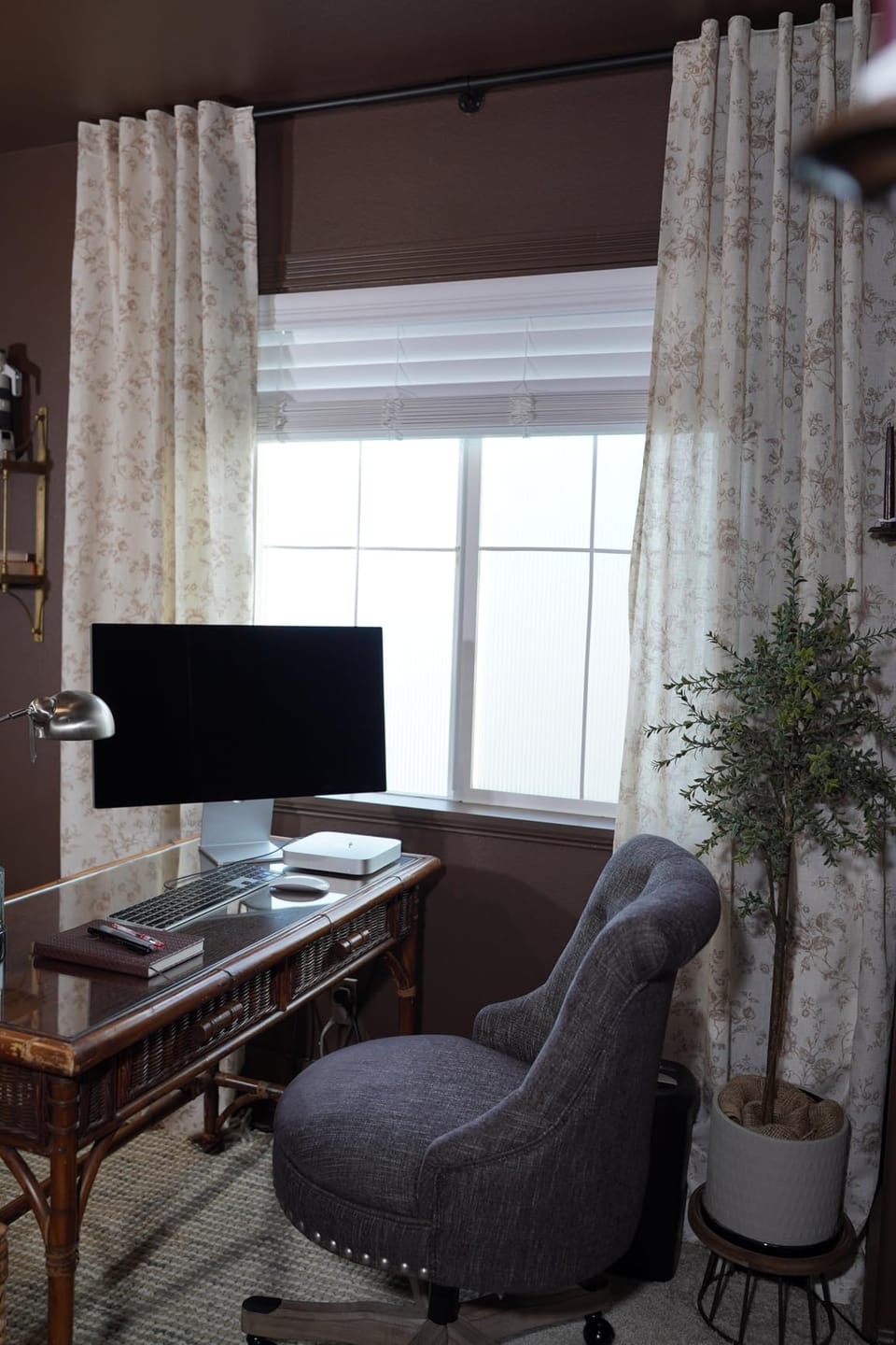 Customer photo review of Amelie Floral Linen Blend Curtains