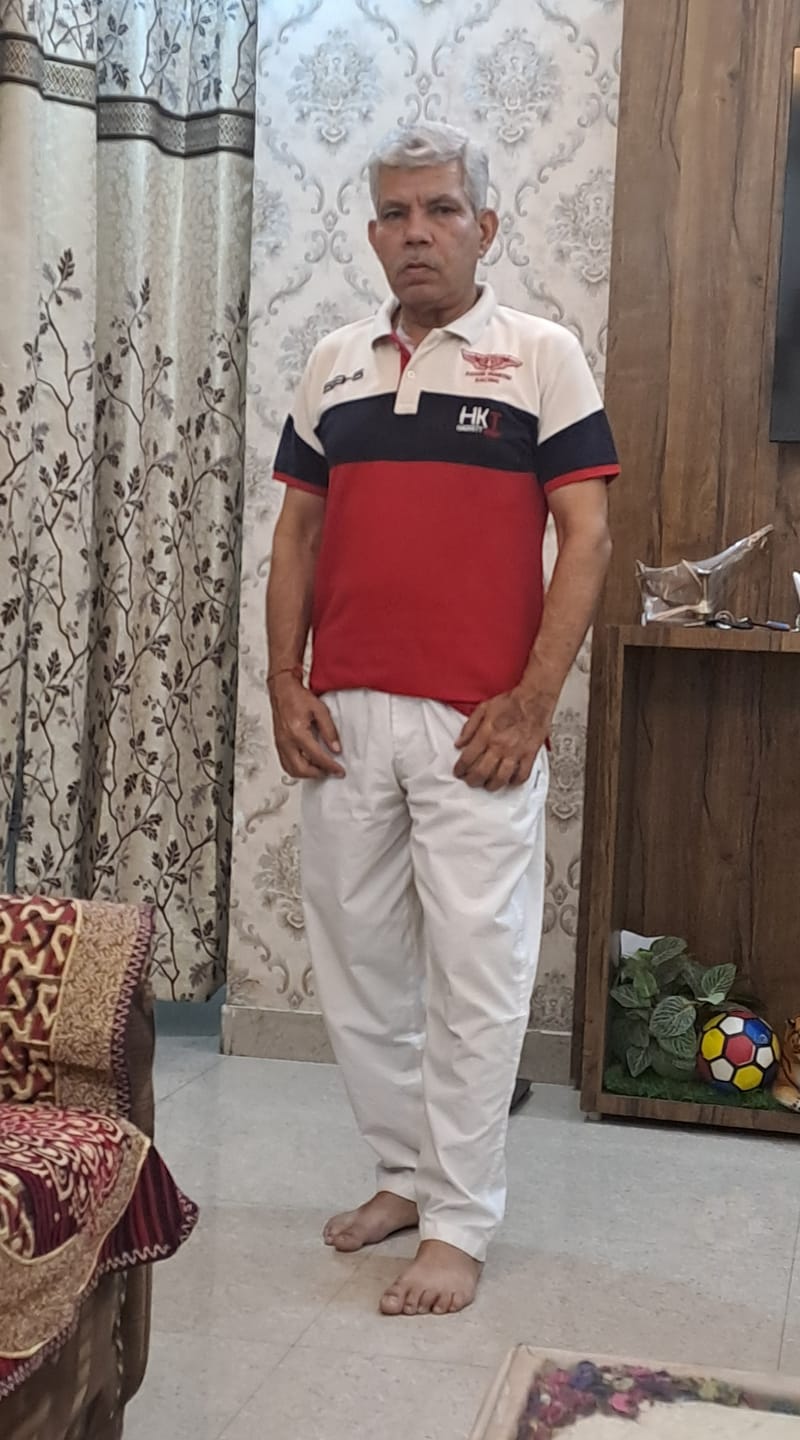 Customer photo review of Men White Cotton Pant