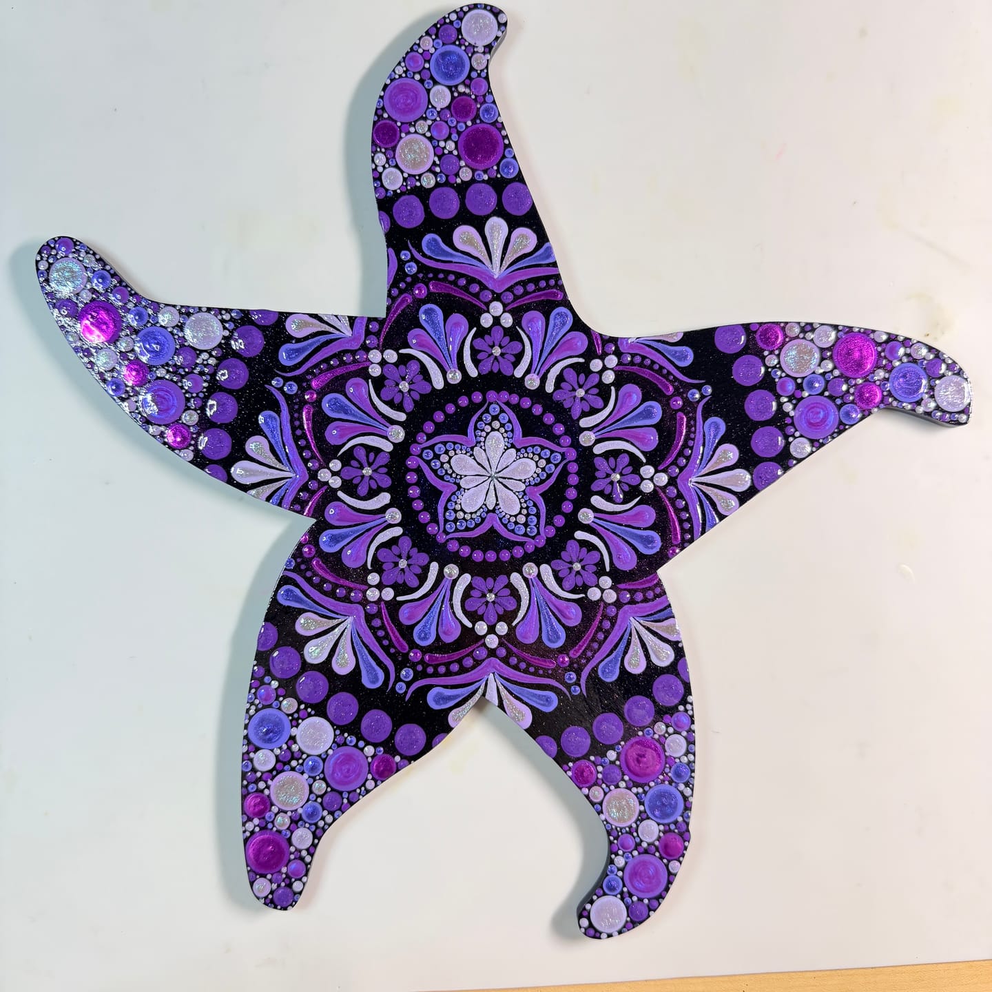 Customer photo review of Unfinished Wood Starfish Sea Star Shape - Craft - up to 46" DIY