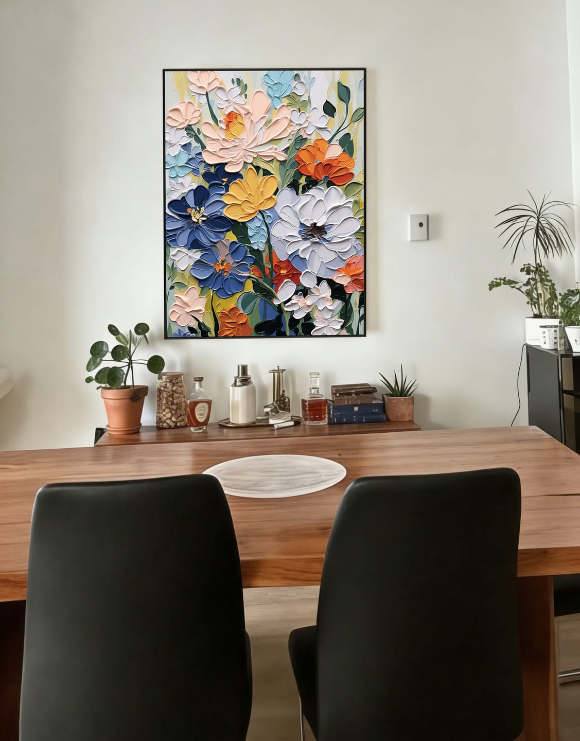 Customer photo review of Radiant Bloom – Vibrant Floral Oil Painting #MH1130(34)