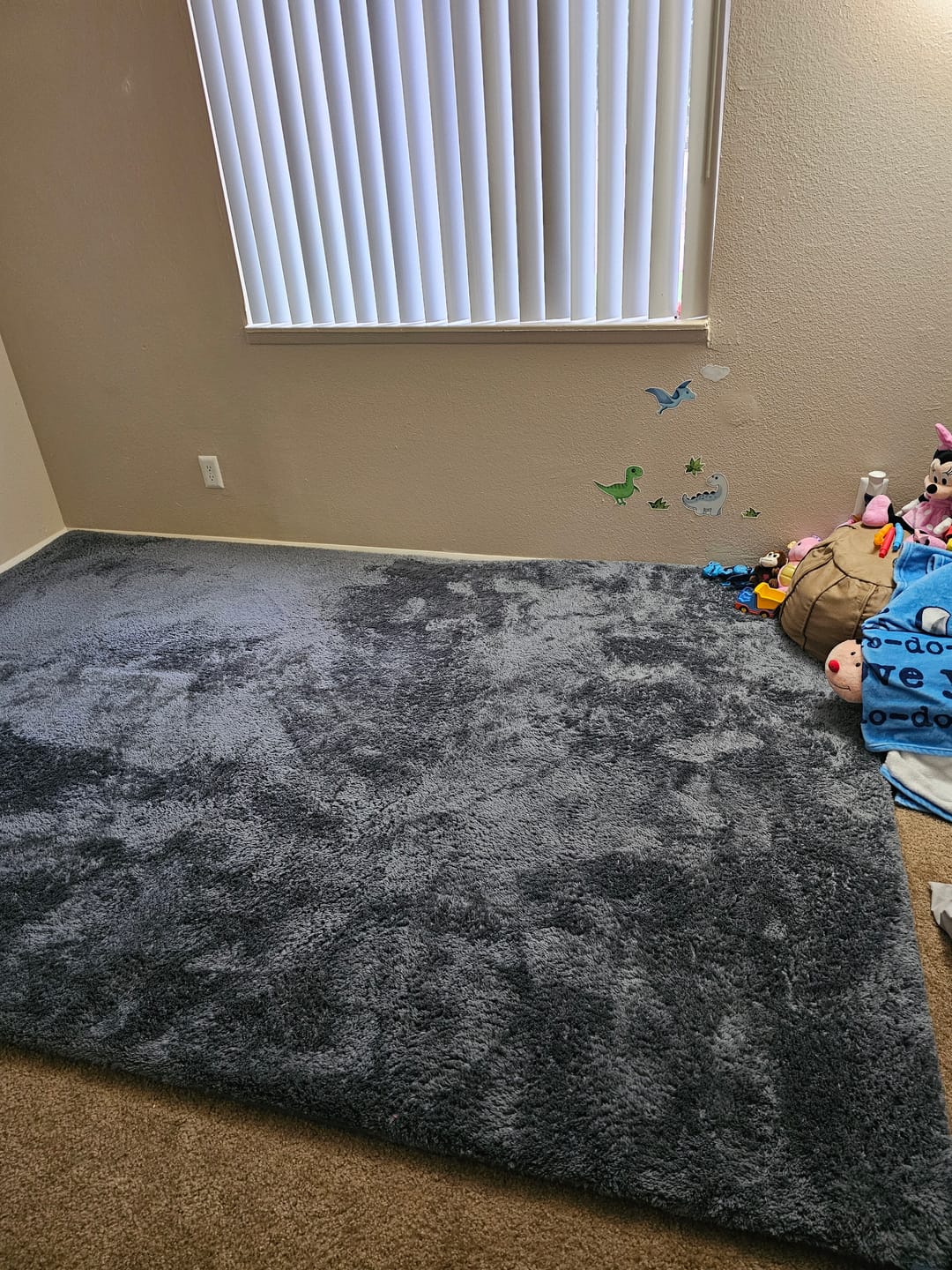 Customer photo review of Deluxe Shaggy Relax Mat - 1.4" Thick Foam Base