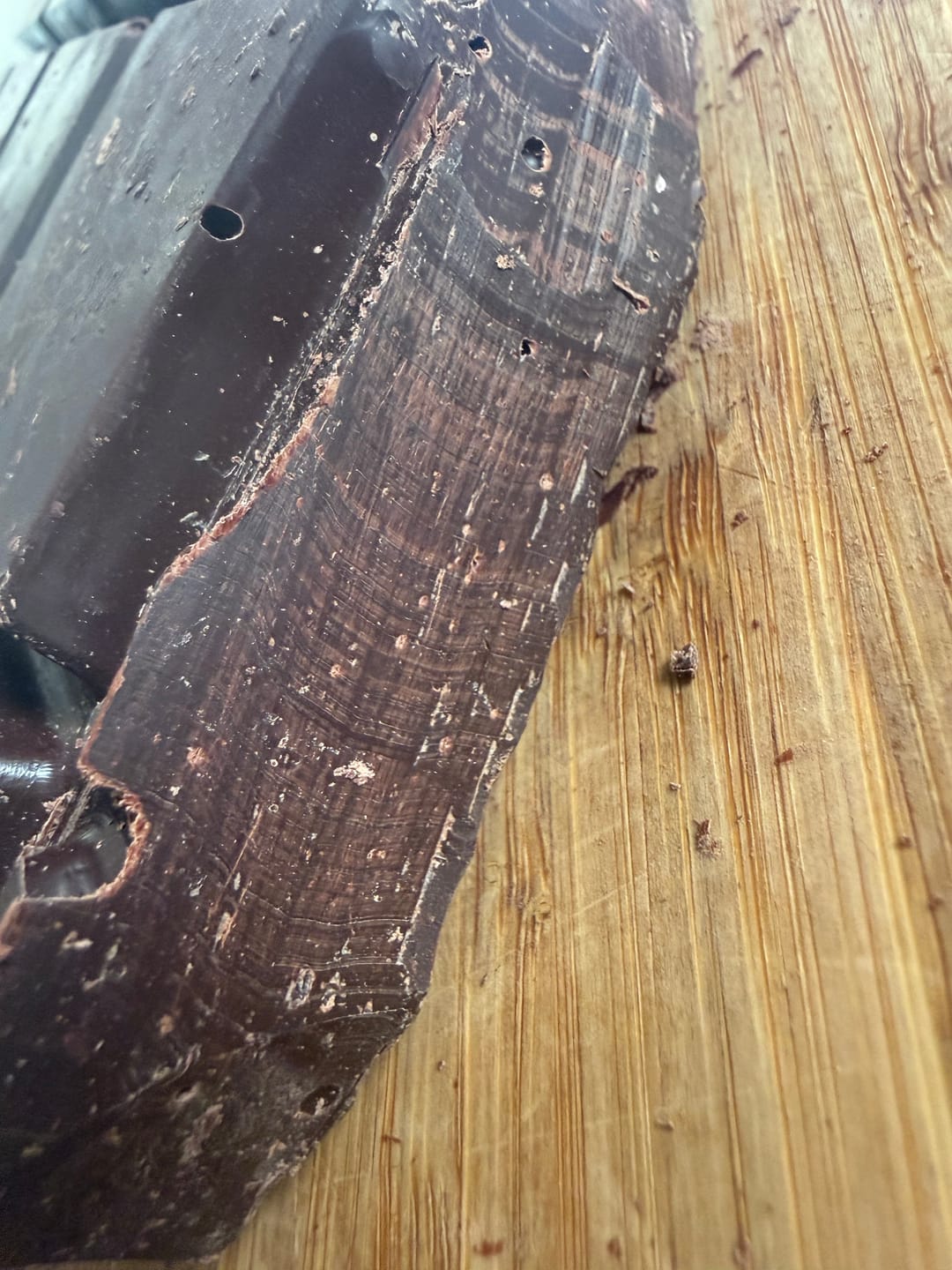 Customer photo review of 100% Arriba Nacional Ceremonial-Grade Cacao Paste, Organic