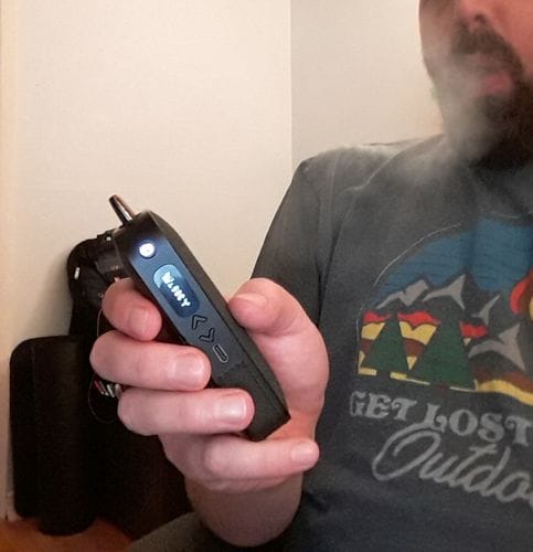 Customer photo review of Legacy PRO 2 Stealth Carry Kit | Herb & Wax Vaporizer with Power Bank, Smell-Proof Case & Adapter