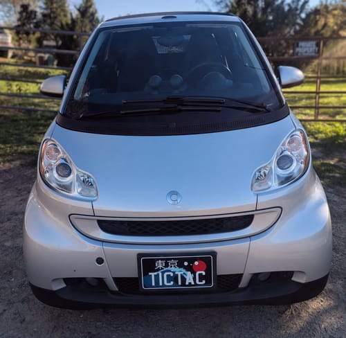 Customer photo review of Custom Japanese License Plate - Vanity & Magnetic Cover