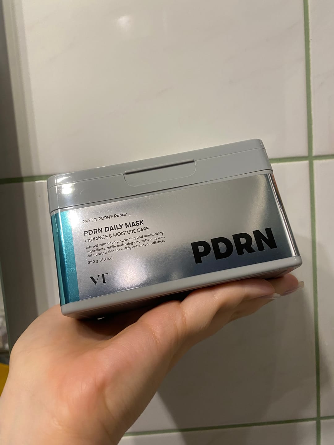 Customer photo review of Auduma masku komplekts VT Cosmetics PDRN Daily Mask