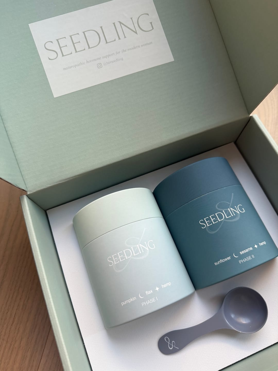 Customer photo review of Organic Seed Cycling Kit | 30 Day Supply