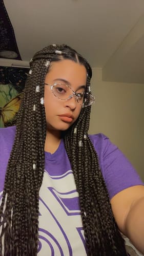 Customer photo review of Adela Eyeglasses