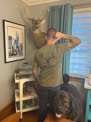 Customer photo review of Beast Tee - Big Mac