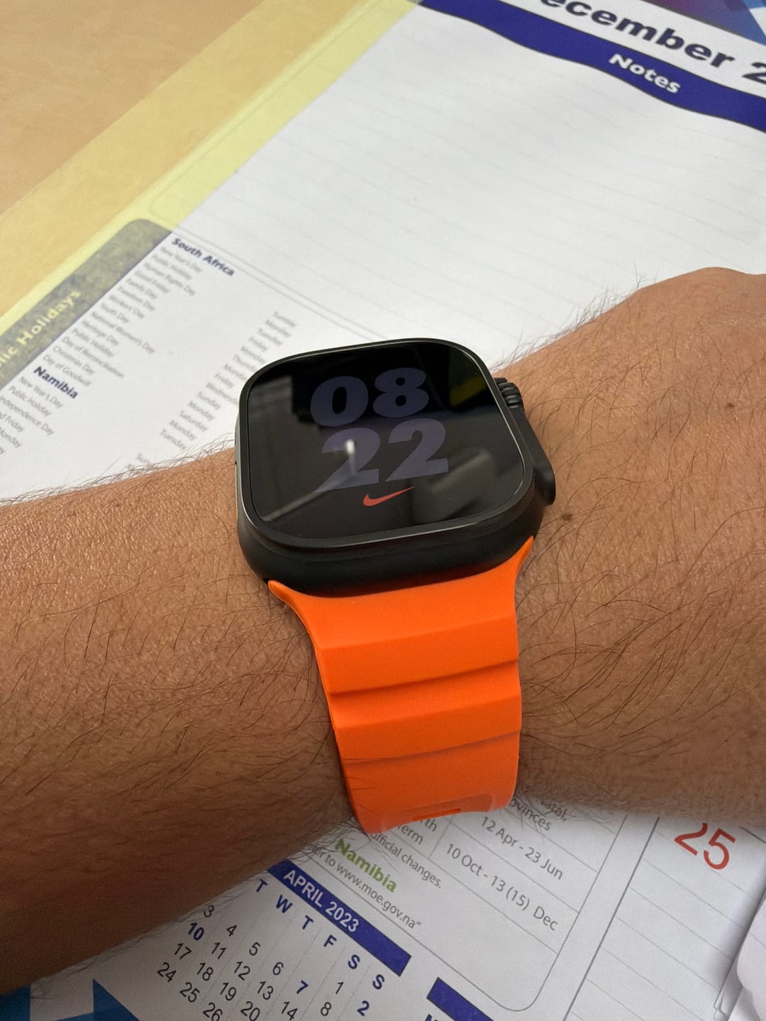 Customer photo review of Summit FKM Rubber Strap for Apple Watch Ultra 3-1 / 46mm / 45mm / 44mm