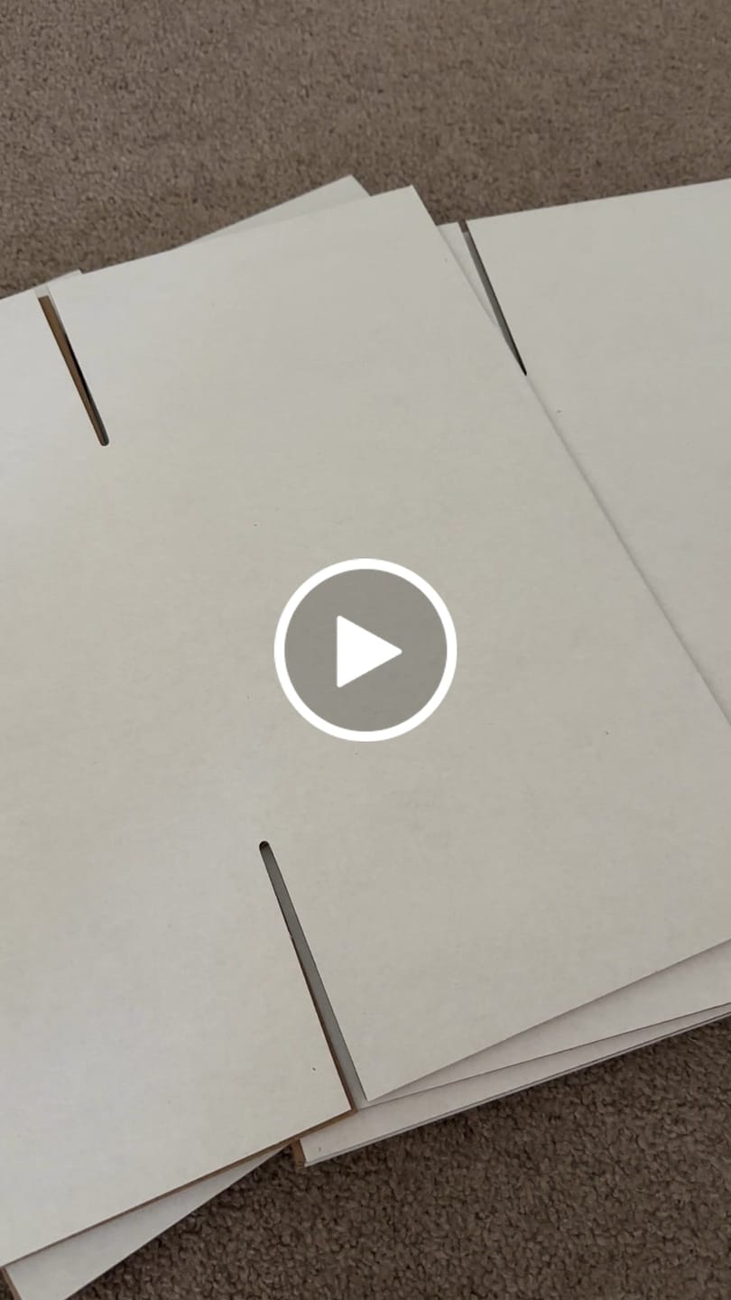 Customer video review of 100pcs 150 x 150 x 150mm Regular Mailing Box White B6