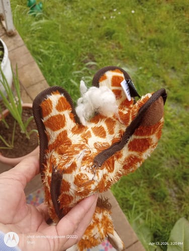 Customer photo review of Tough Plush - Triple Stitch