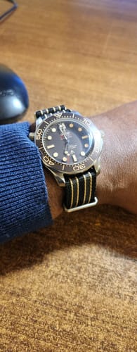 Customer photo review of 007 Bond Nylon Strap- Five Eye