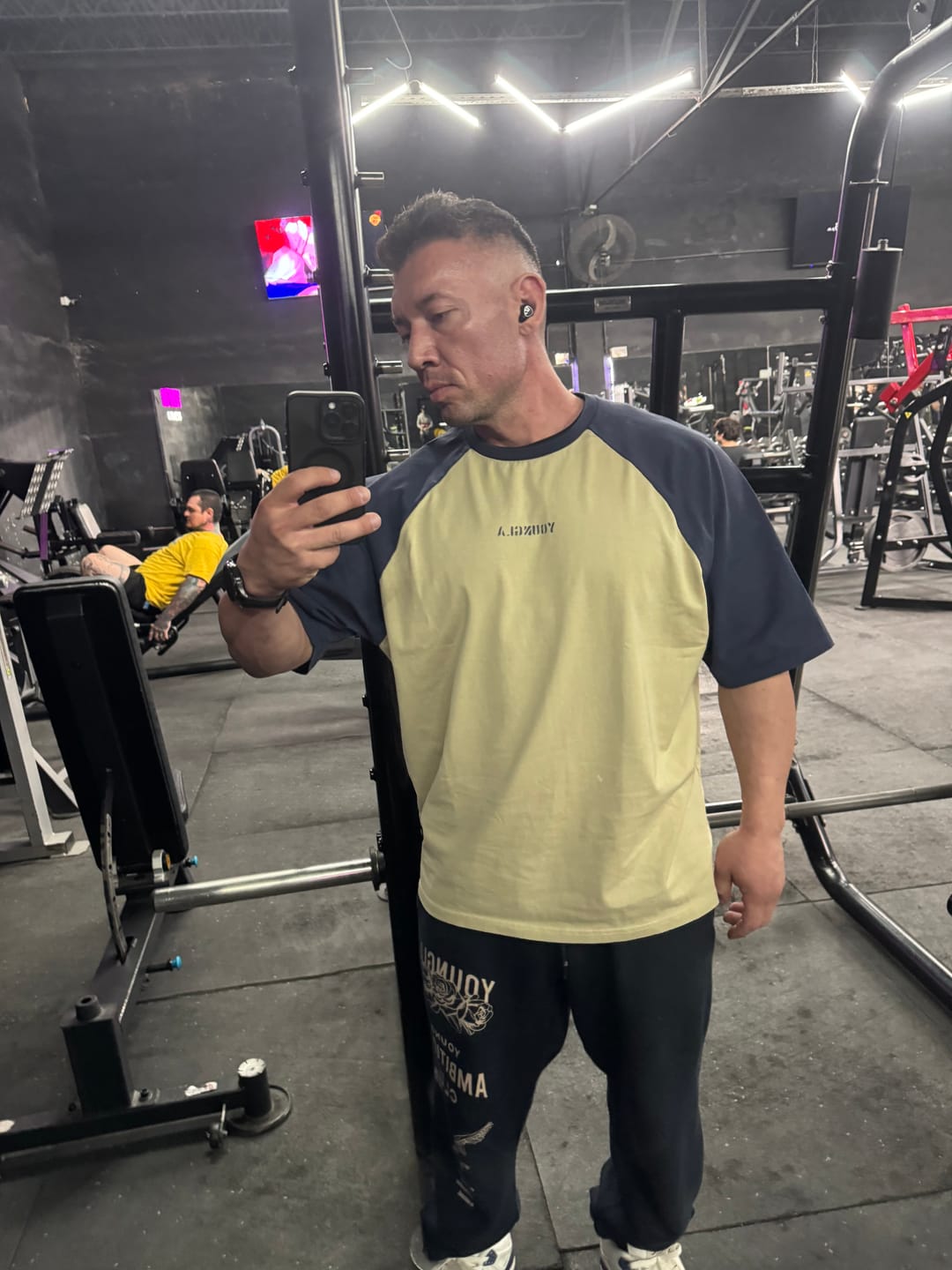 Customer photo review of 4139 - Oversized Baseball Tees