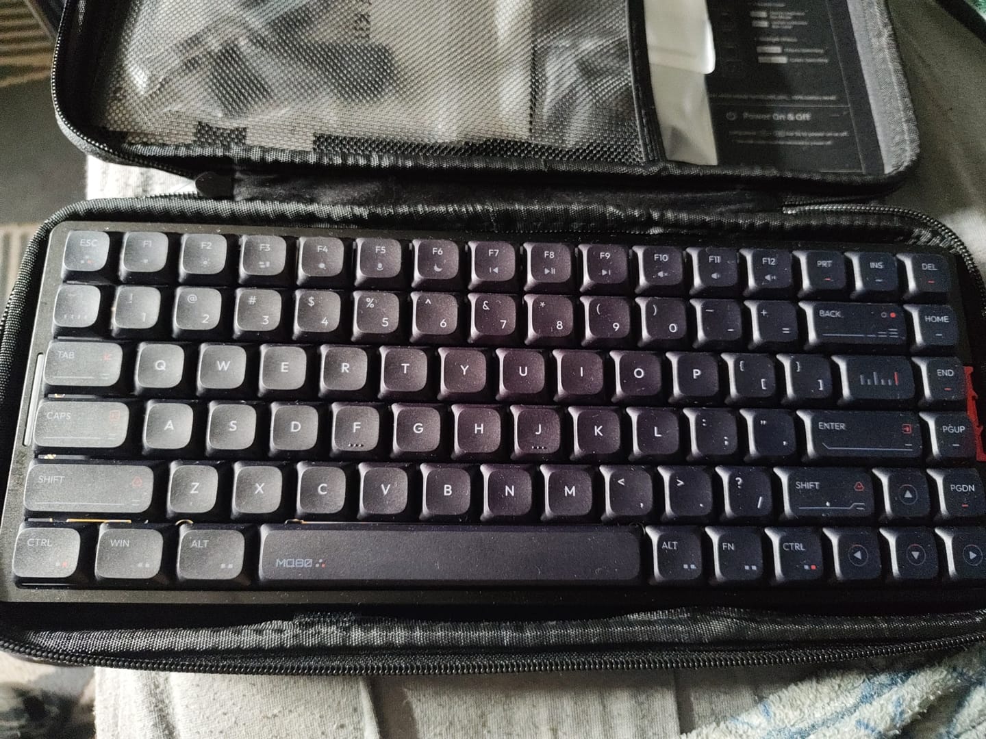 Customer photo review of IQUNIX MQ80 Aluminum Low Profile Mechanical Keyboard