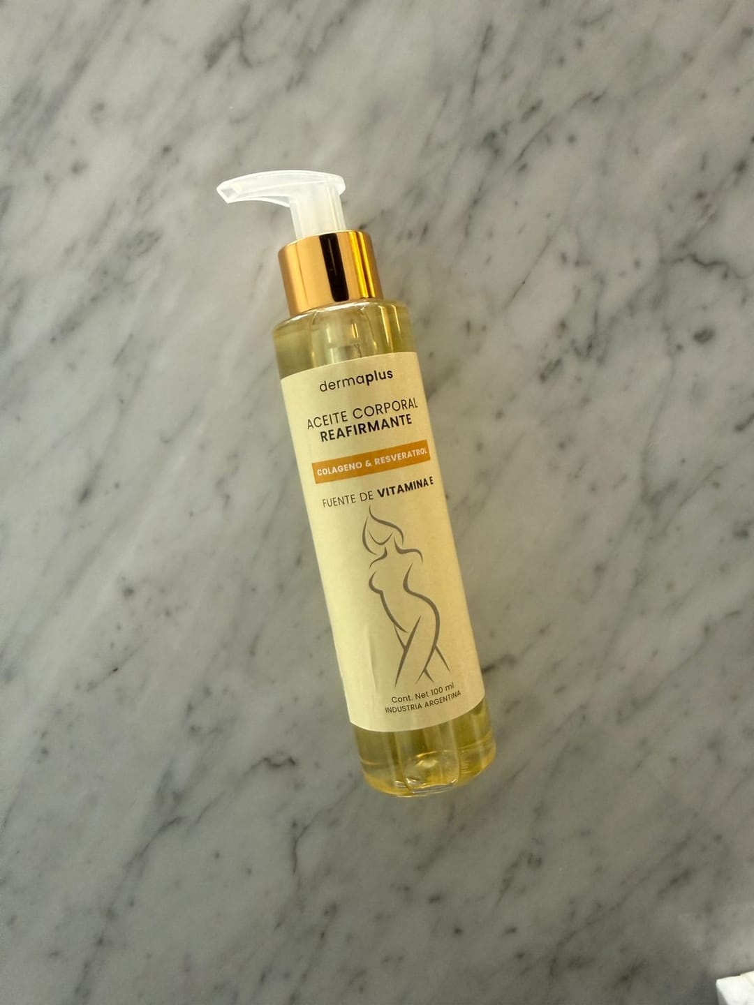 Customer photo review of Aceite Corporal Reafirmante