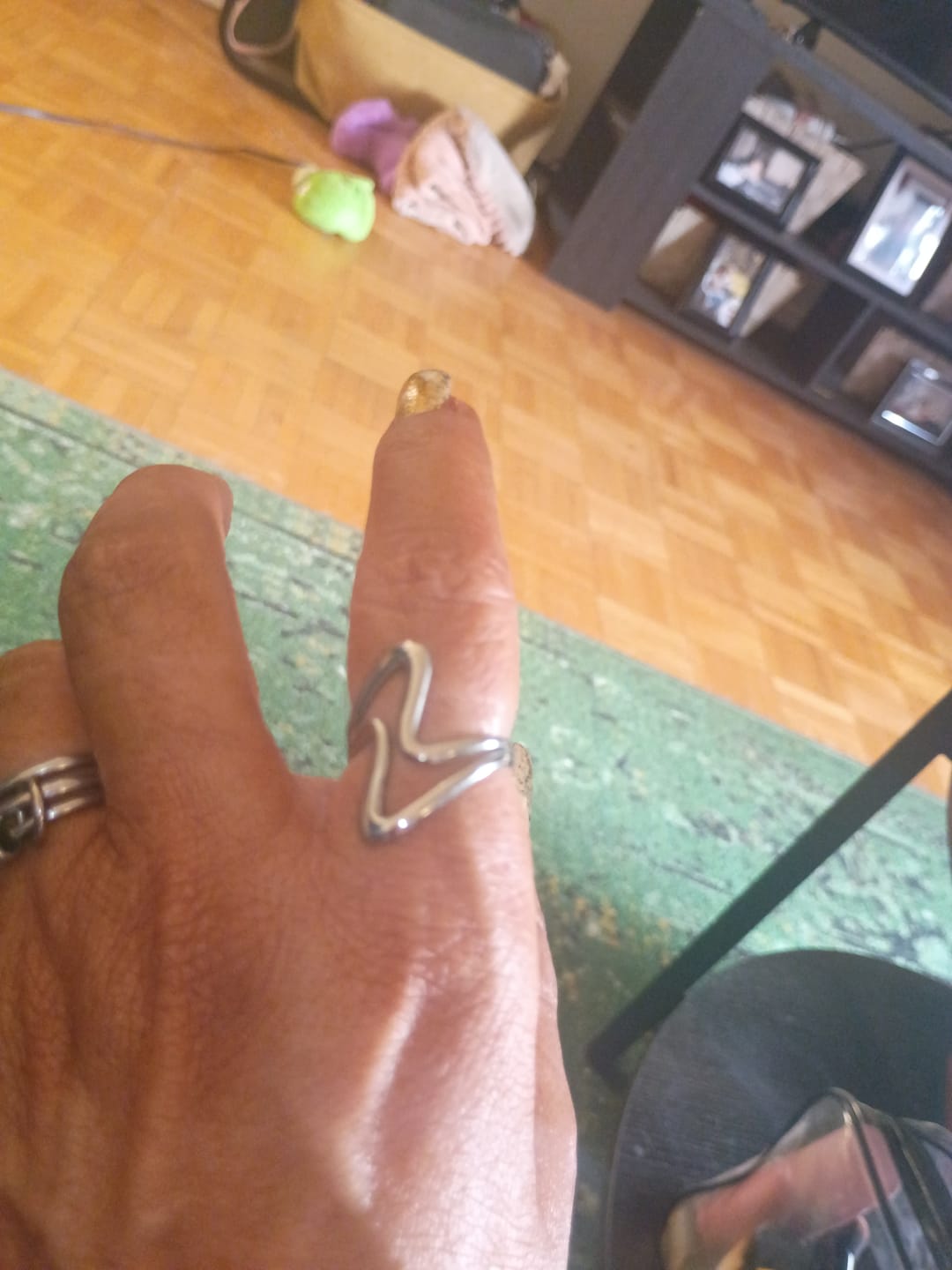 Customer photo review of Isla Wave Ring