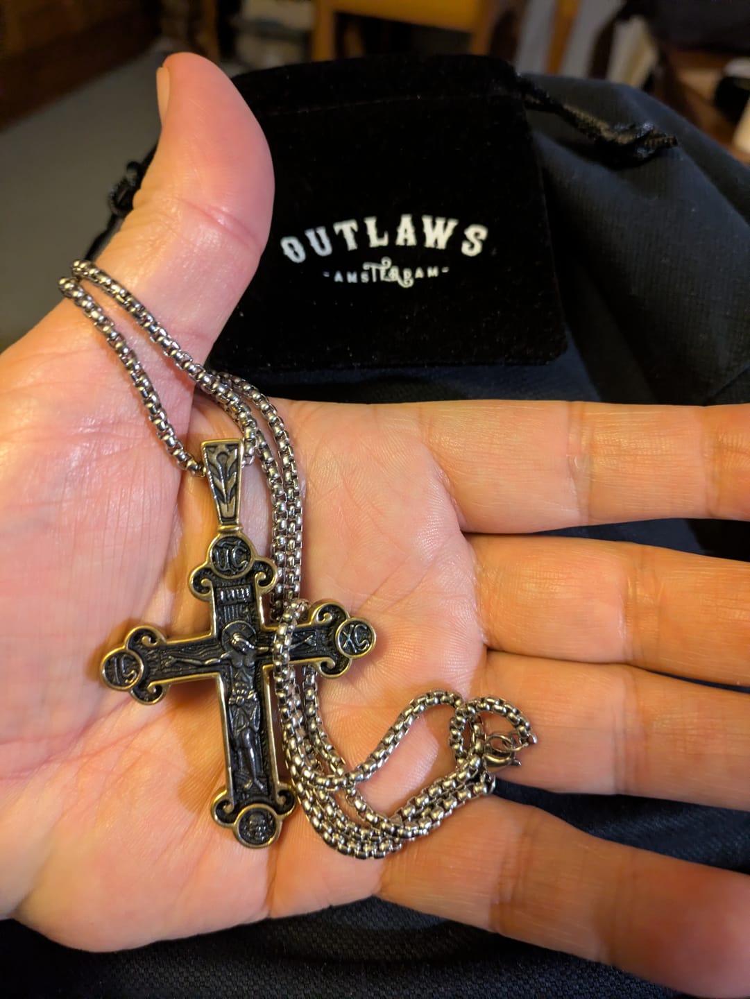 Customer photo review of HOLY CROSS. - GOLD
