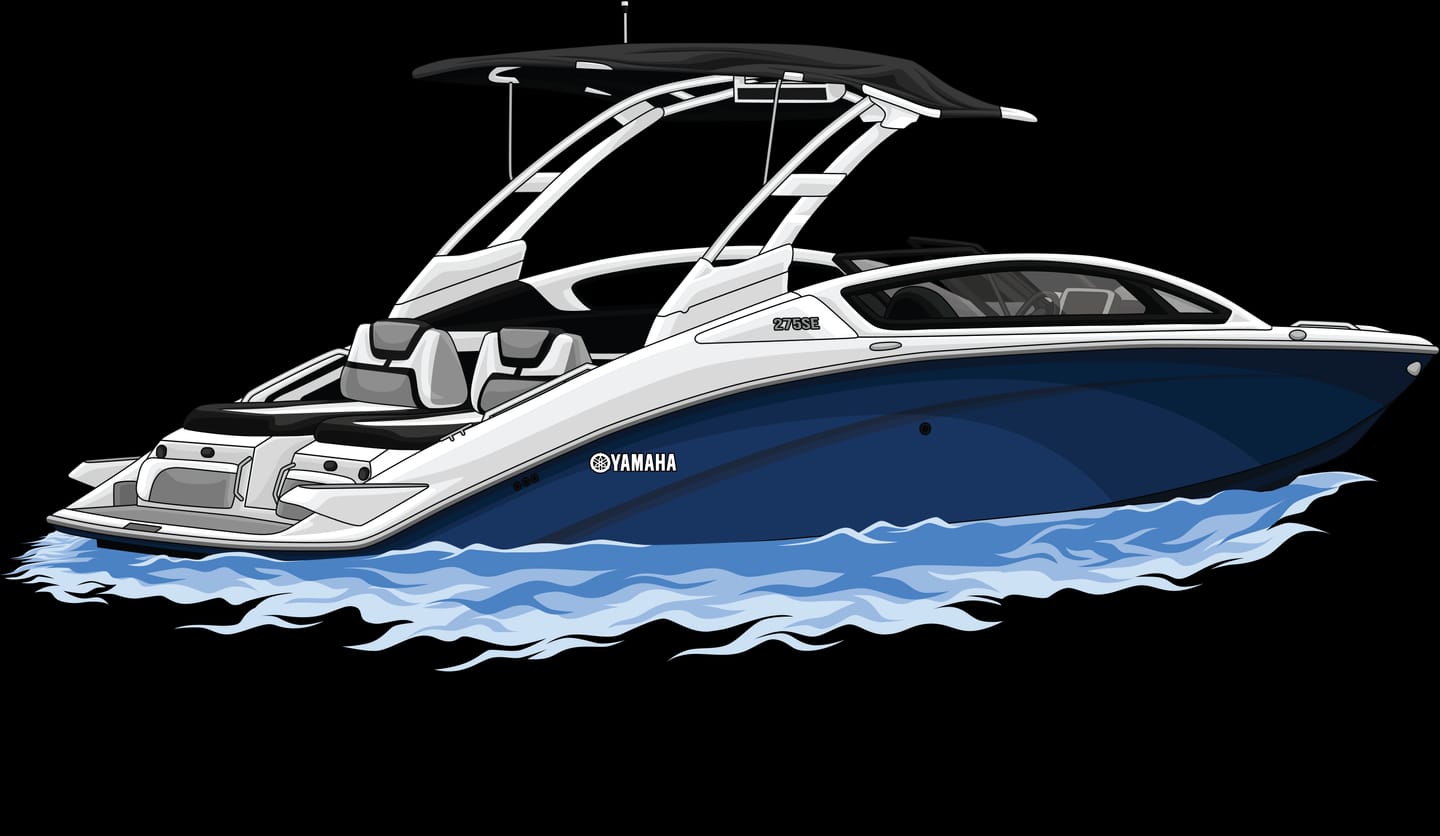 Customer photo review of Custom Digital Boat Artwork