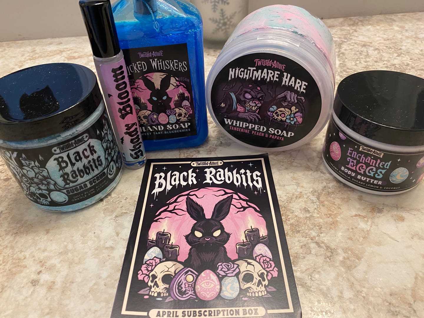 Customer photo review of Monthly Subscription Box