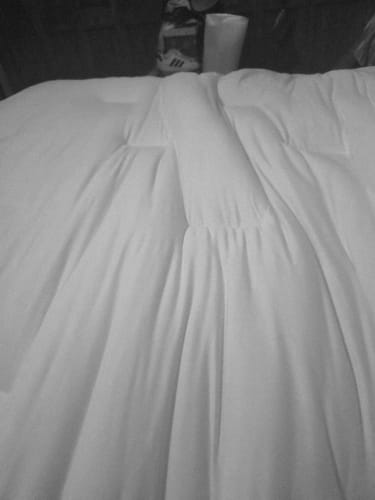 Customer photo review of MarshMellow Comforter