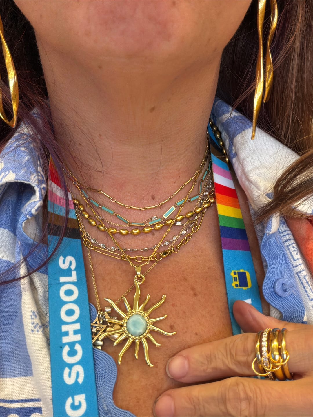Customer photo review of Malaga Bead Necklace (Bundle)