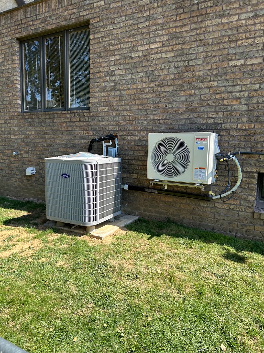 Customer photo review of Mini-Split AC Cover - Bronze