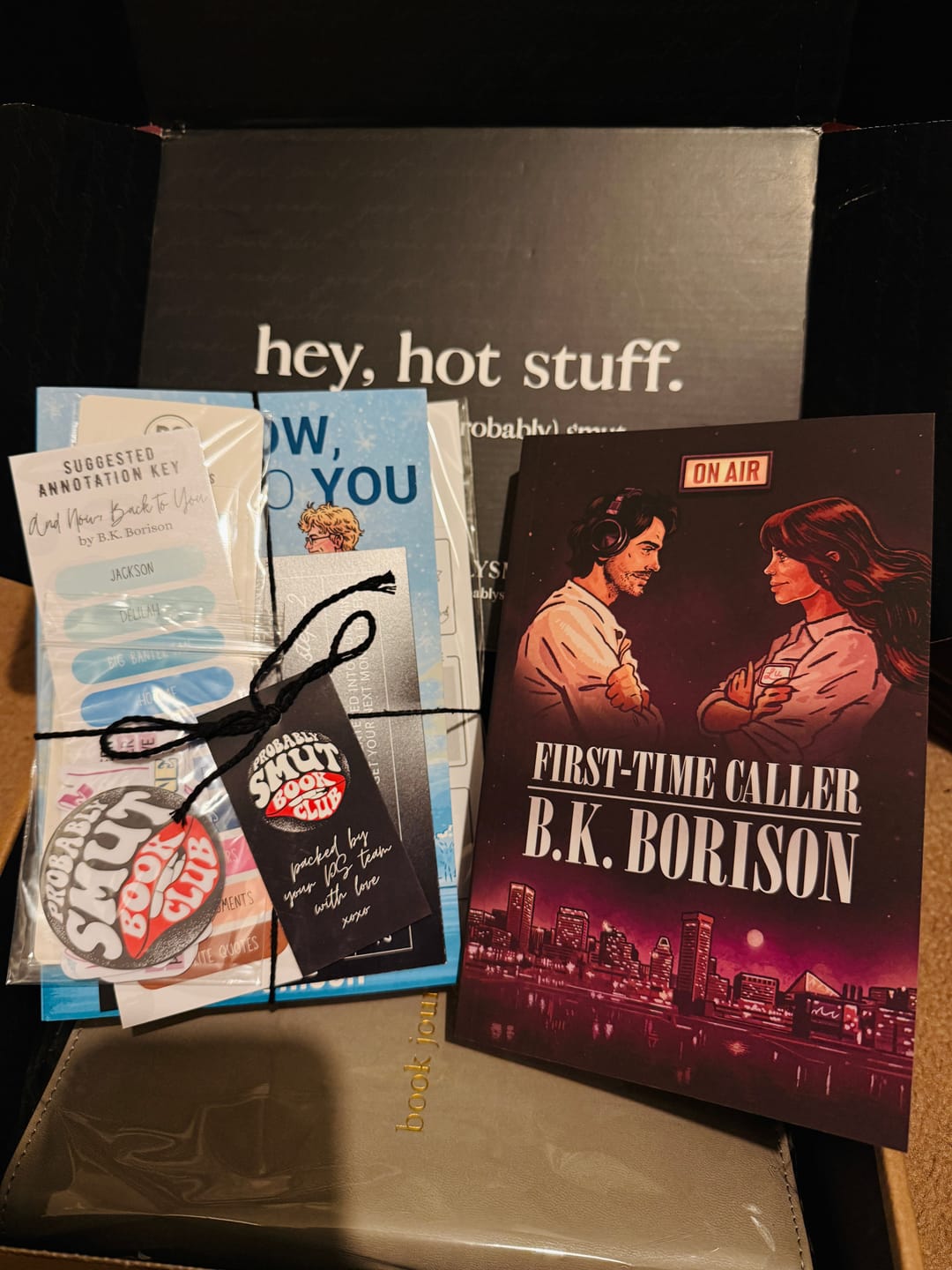 Customer photo review of First-Time Caller by B.K. Borison