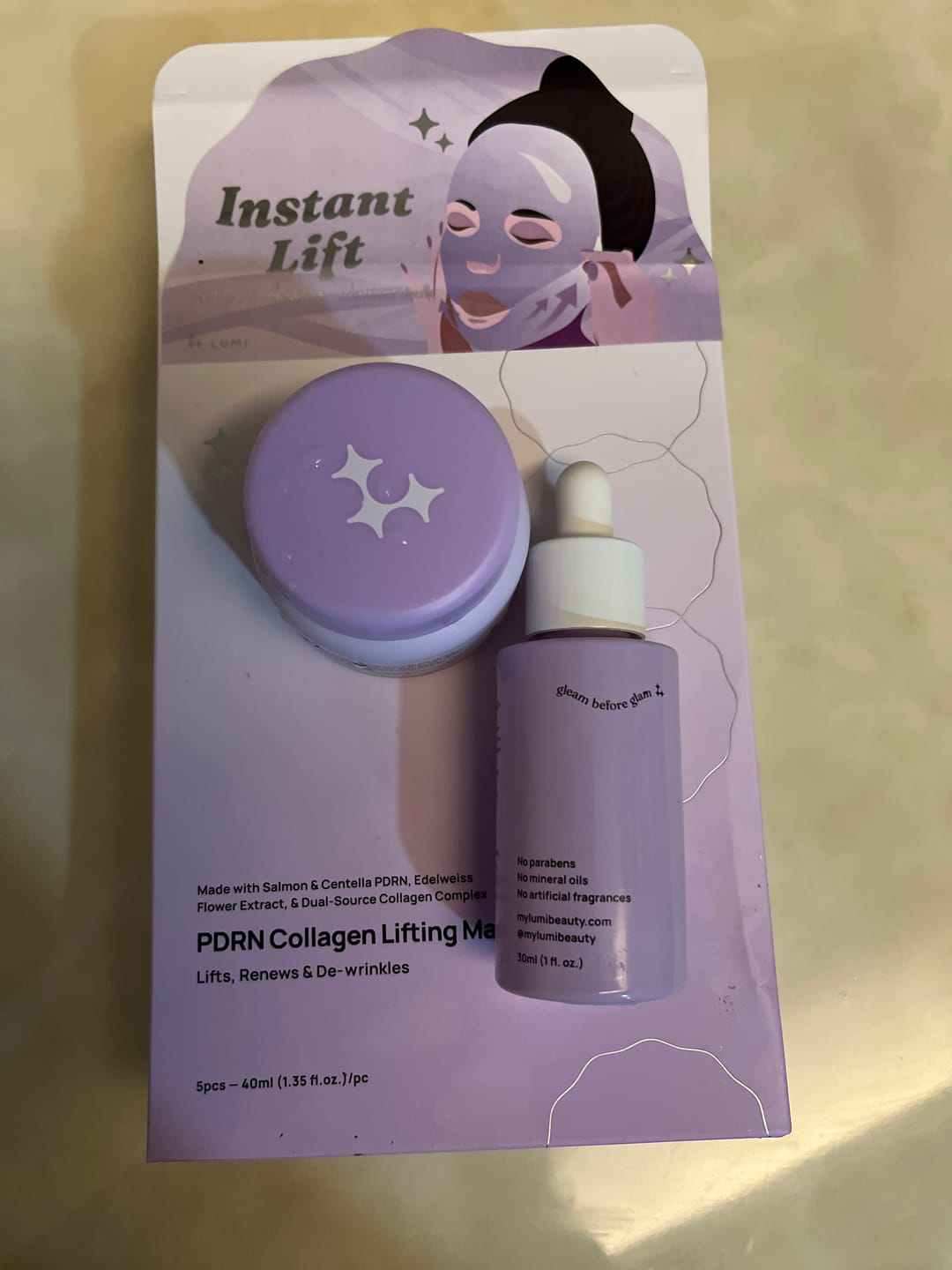 Customer photo review of PDRN Multi-Collagen Super Serum