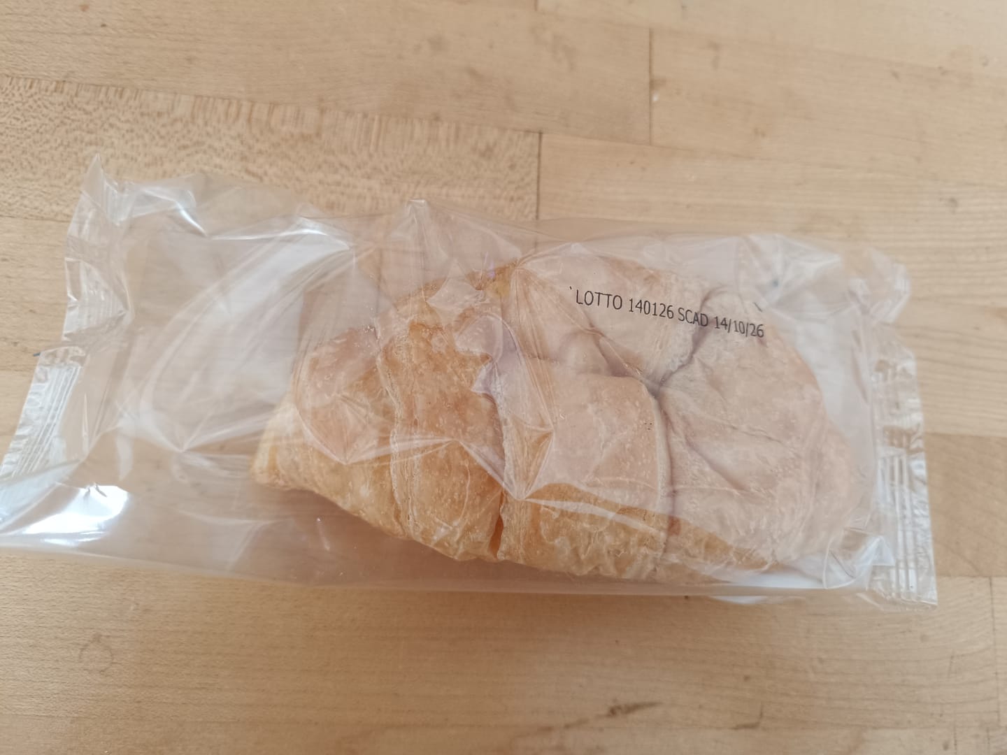 Customer photo review of 15 Cornetti proteici ripieni di crema al pistacchio