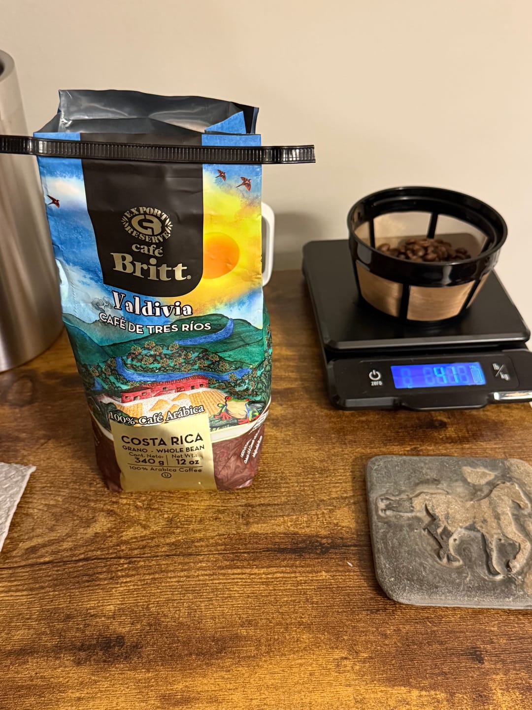 Customer photo review of COSTA RICAN TRES RÍOS VALDIVIA COFFEE