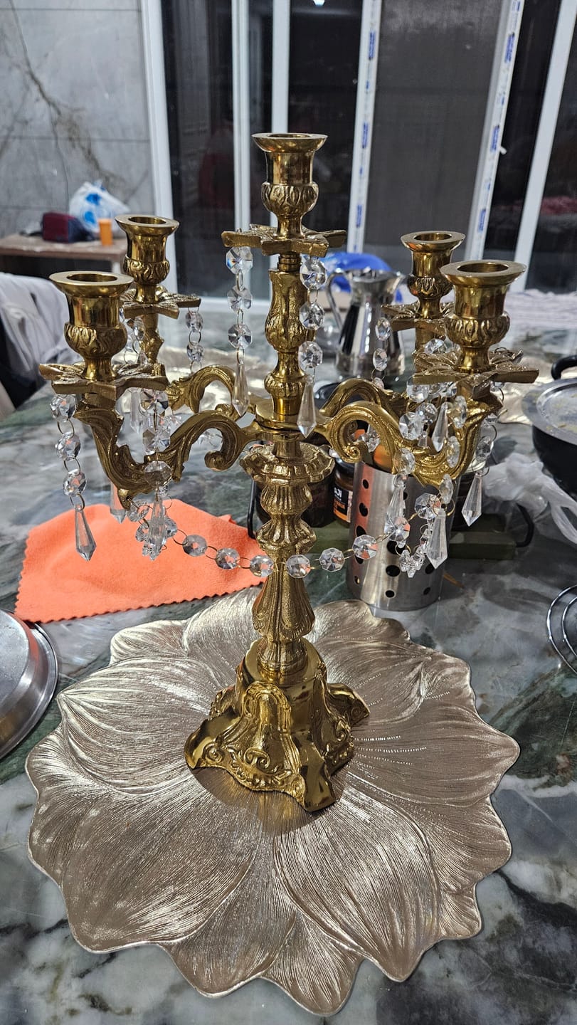 Customer photo review of Kimaya Chandelier Candle Holder