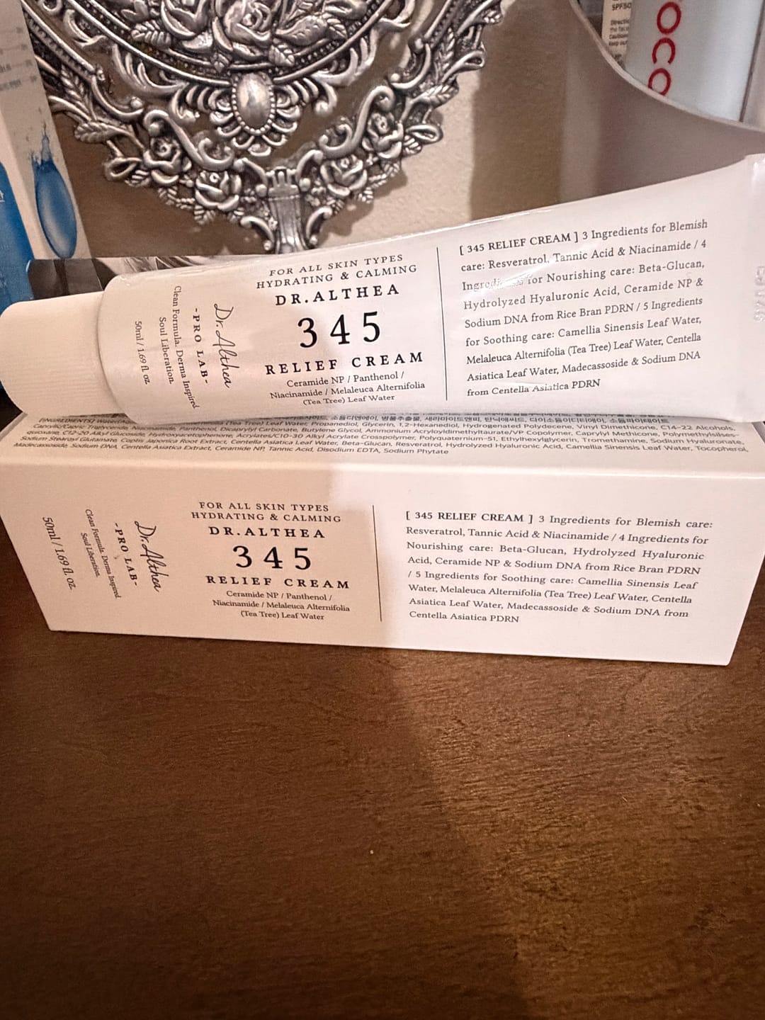Customer photo review of DR. ALTHEA 345 Relief Cream 50 ML | Crema Regeneradora y Antiinflamatoria