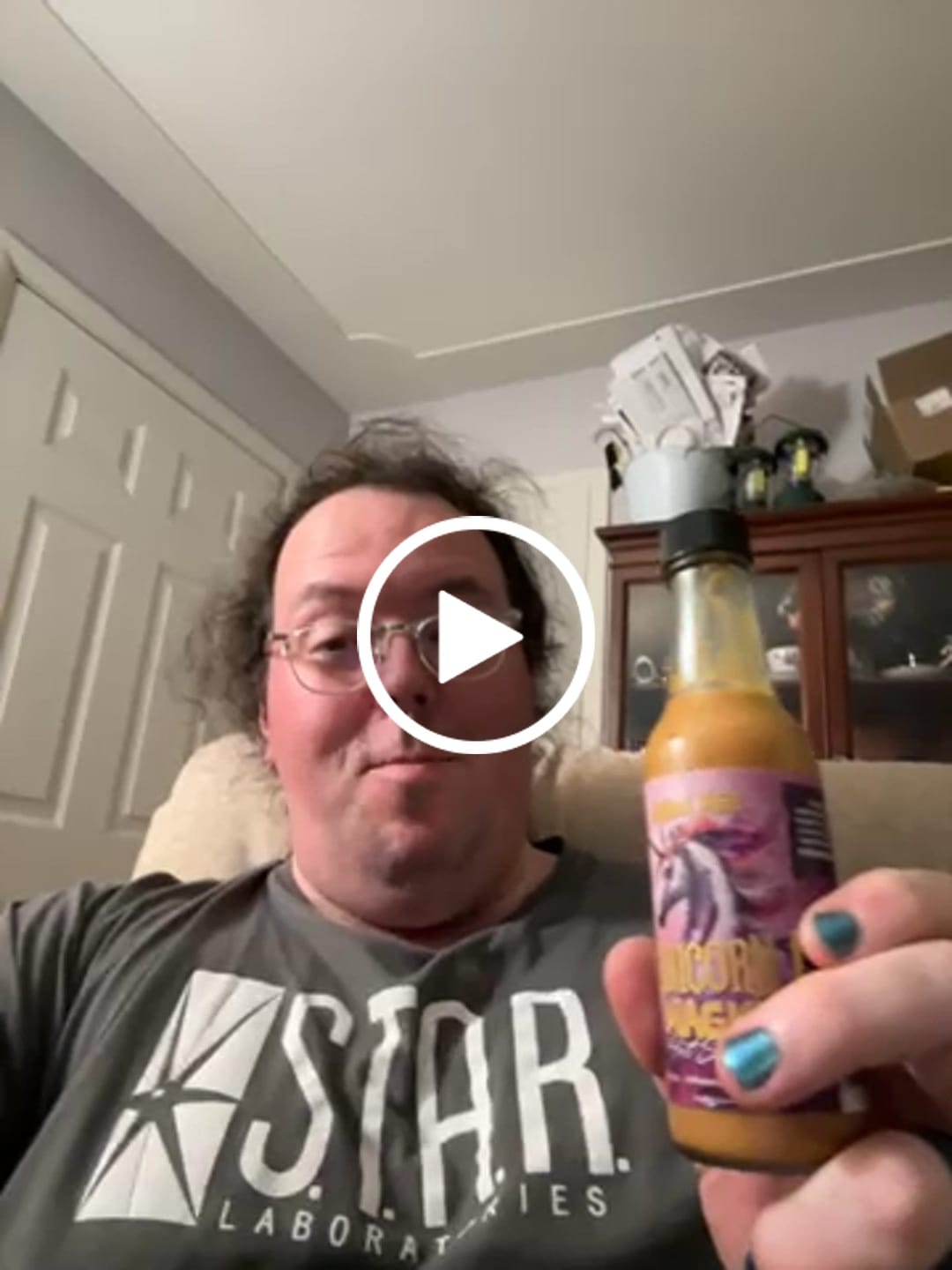Customer video review of Mythical Meats® Hot Sauce - 5 OZ. Bottles
