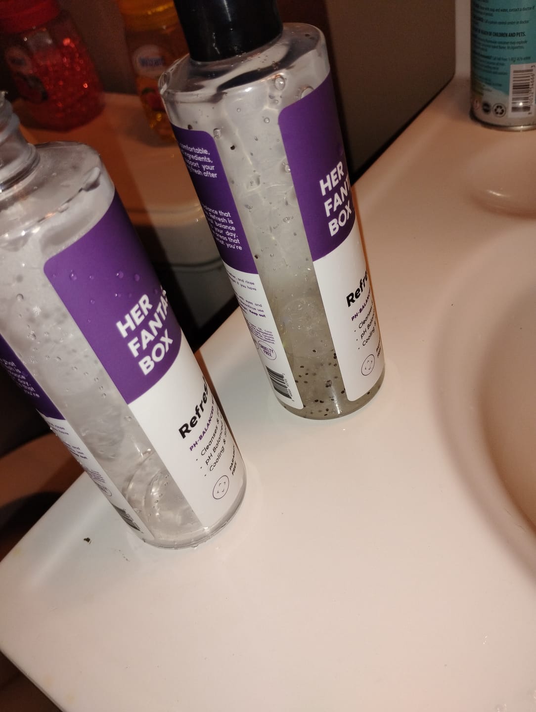 Customer photo review of Refresh Plant Based Yoni Gel Wash (pH Balancing) - 3 pk