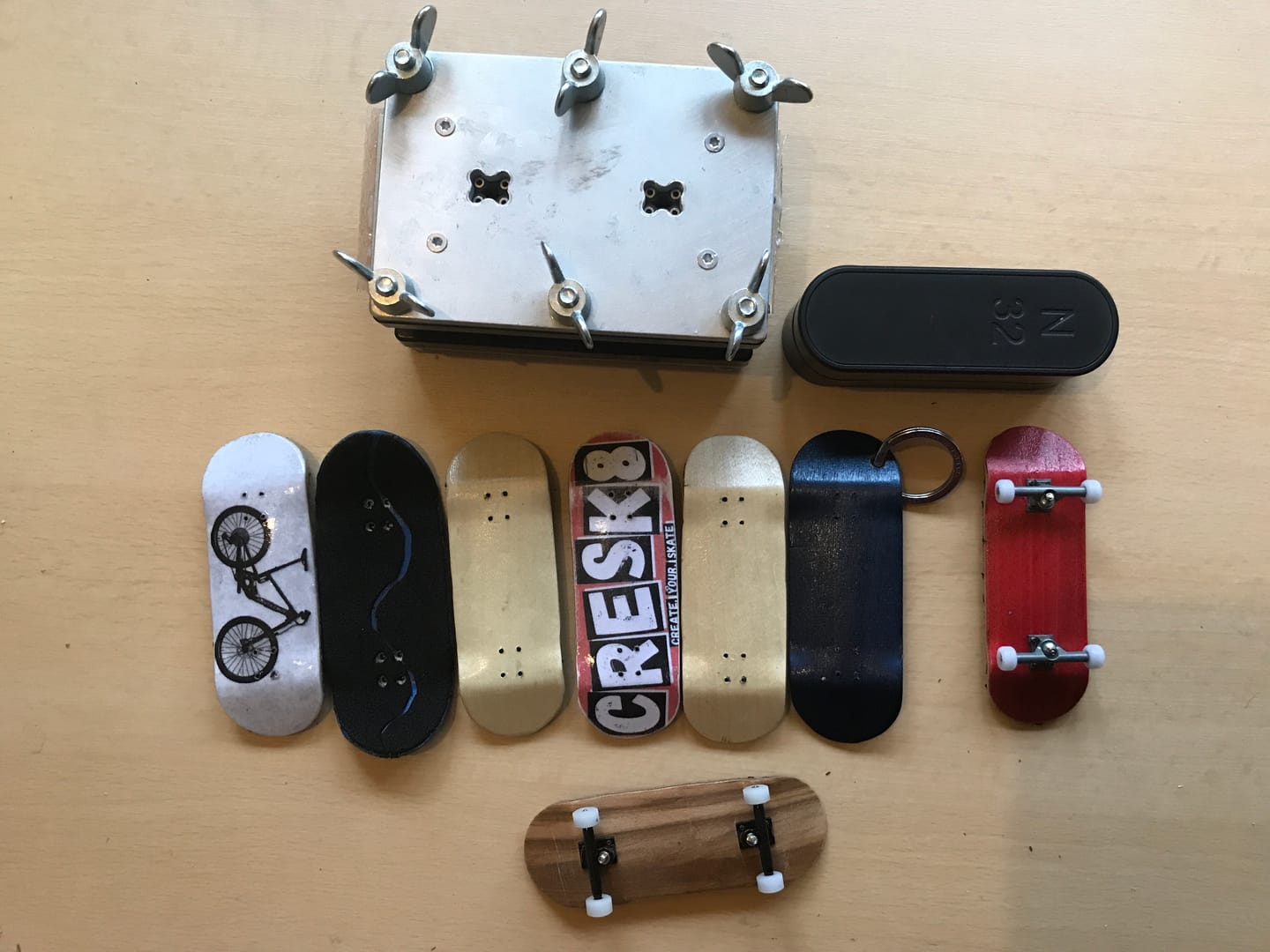Customer photo review of Fingerskateboard Construction Kit - for Beginners