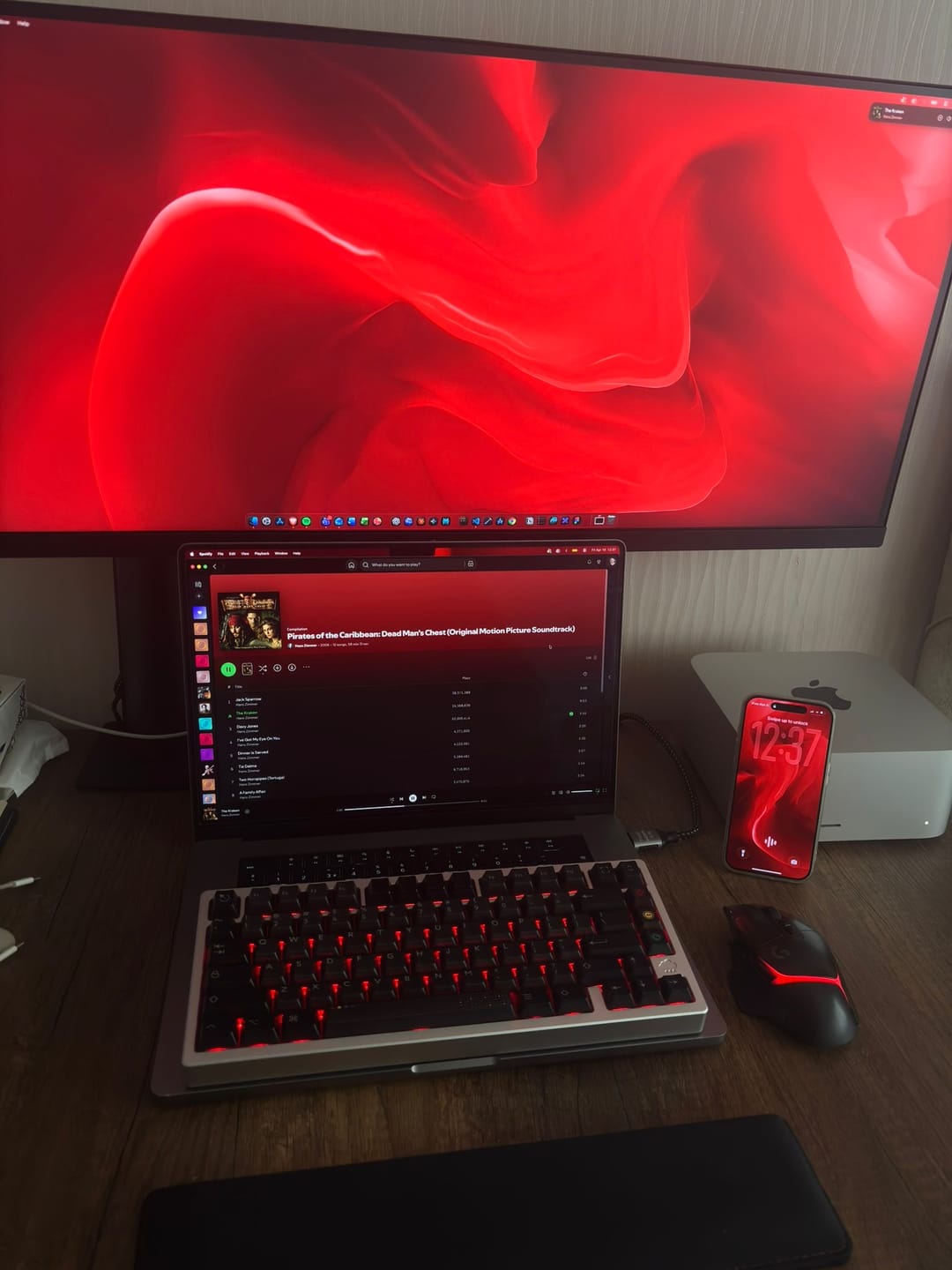 Customer photo review of WOBKEY Rainy 75 Alüminyum Mekanik Klavye