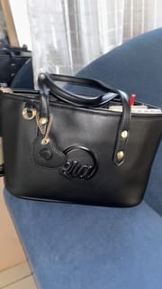 Customer photo review of Black Mini Era Tote Bag