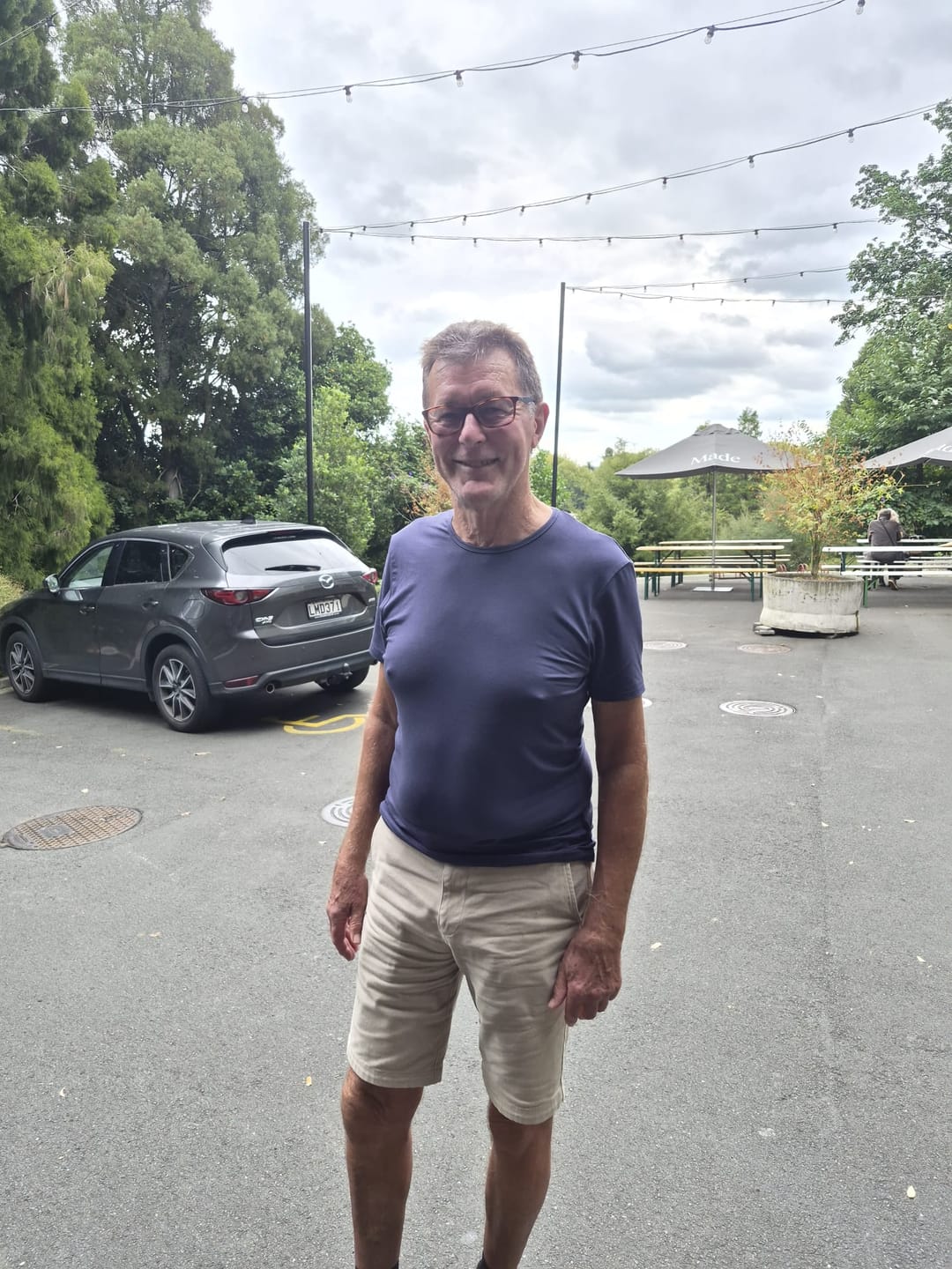 Customer photo review of Essential Bamboo T-Shirt - Navy
