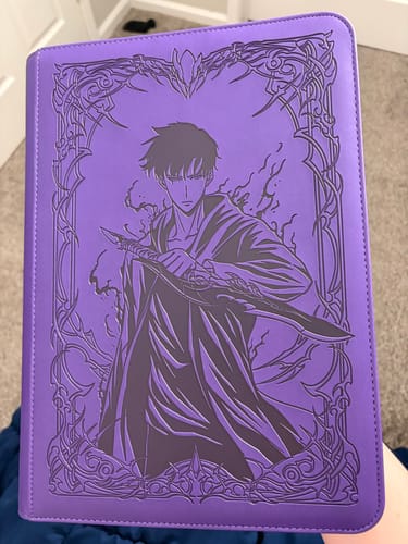 Customer photo review of Darkness Hunter 9-Pocket Trading Card Binder