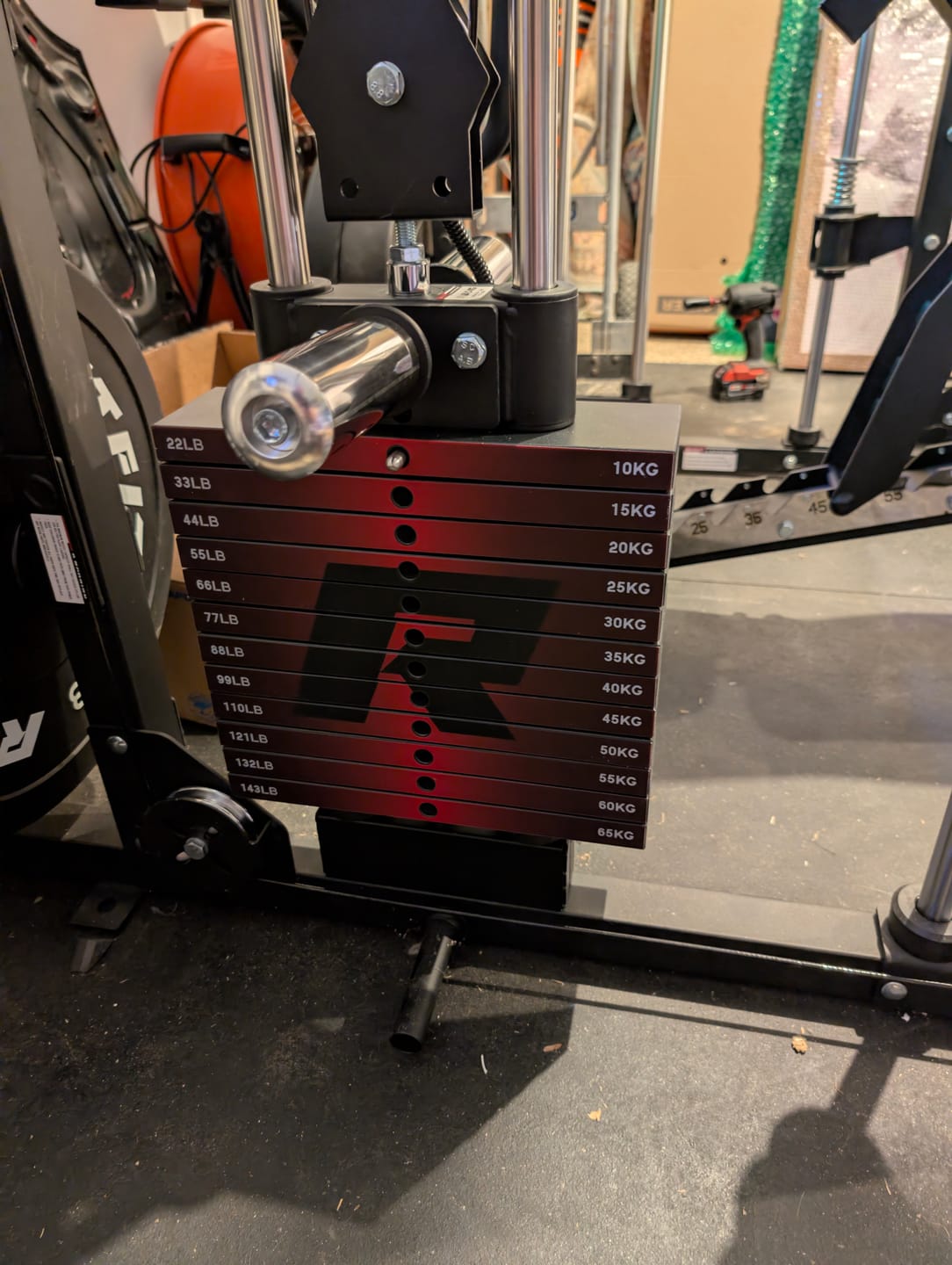 Customer photo review of RitFit WSM1 Weight Stack Set 264lbs for M1 PRO
