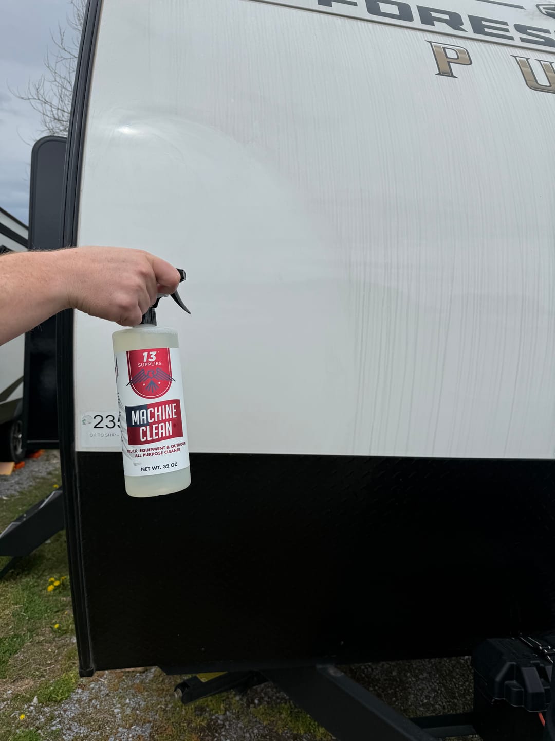 Customer photo review of MACHINE CLEAN: ALL PURPOSE CLEANER