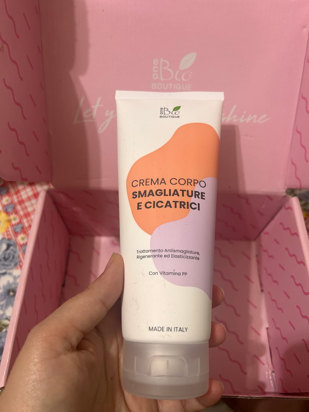 Customer photo review of Crema Corpo Smagliature e Cicatrici
